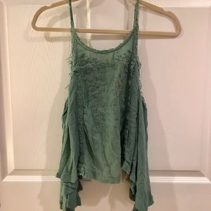 Free People Embroidered Tank